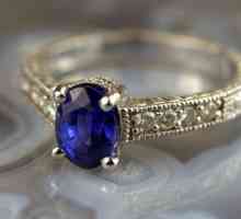 Ce este un inel de aur cu un safir?