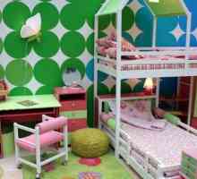 Cameră pentru copii cu pat supraetajat: două etaje împărăția pentru copiii tăi