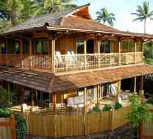 Case din bambus: un paradis tropical, care este disponibil pentru toată lumea