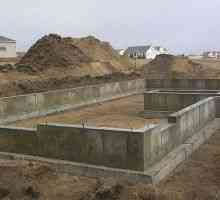 Fundamentul plăci de beton