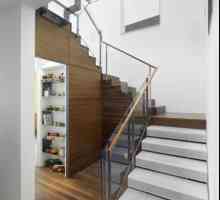 Idee interesantă de utilizare a spațiului de sub scări în interiorul casei