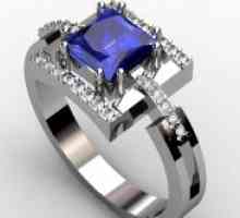 Cum și ce să poarte inel cu diamante și safire?