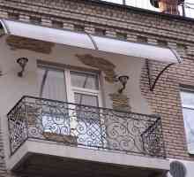 Cum instalez capacul peste balcon?