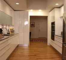 Interioare elegante bucătărie lucioasă - strălucire și glamour la apartamentul dvs.