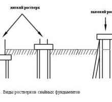 Caracteristici ale gramada dispozitivului armat fundație din beton