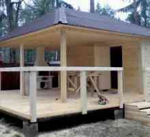 Construit într-o terasă la cabine cu propriile lor mâini