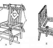 Scaune și scaune pentru casa Sculptate cu propriile sale mâini