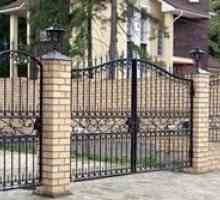 Poarta grădinii cu propriile sale mâini: din tablă trapezoidală sau un gard?