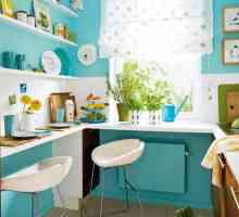 Albastru bucătărie - colțul tău confortabil