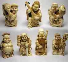 Mascotele Feng Shui șapte zei de fericire