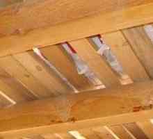 Izolarea termică a plafonului într-o casă de lemn