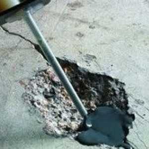 Repararea pardoselilor din beton: a scăpa de gropi și nereguli