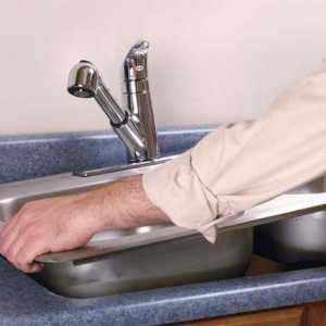 Cum se instalează broaștei chiuvetă în bucătărie?