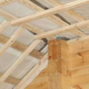 Cum de a izola acoperișul unei case din lemn