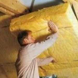Cum de a izola plafonul casei: Proces special