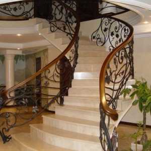 Balustrade din fier forjat pentru scări și balustrade de balcoane: dantelă de metal magnific
