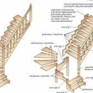 Opțiuni de bază și tipuri de scări și etape de construcție a acestora, cu propriile lor mâini