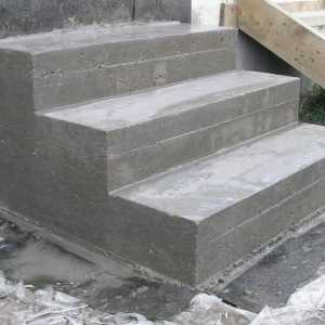 Caracteristicile de reparare de trepte din beton