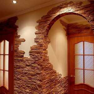 Decorarea pereților cu cărămidă decorativă