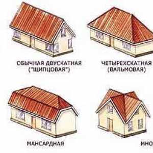 Principalele tipuri de acoperișuri