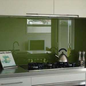 Skinali: sticlă șorț de bucătărie interior modern
