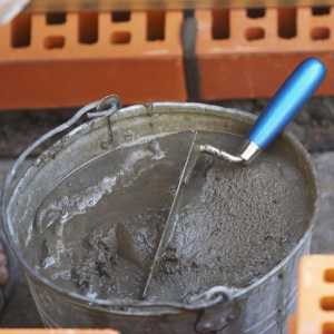 Amestecarea ciment cu nisip