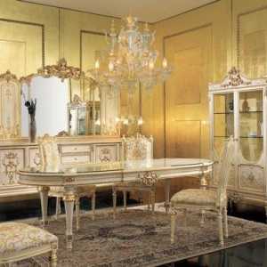 Stil baroc în interior - grandoarea și prestigiu provin din Italia