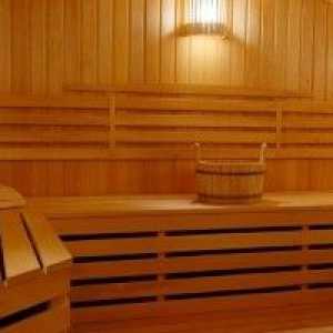 Izolarea termică a băii sauna și interior