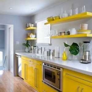 Bucătărie galben - lumina și însufleți casa ta